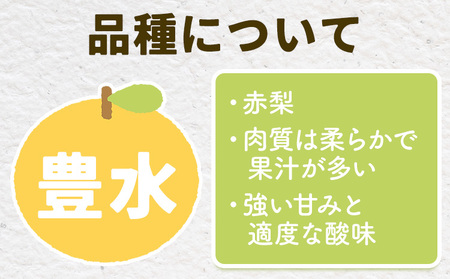 【2024年先行予約】とっくんちの梨「豊水」約5kg 9月上旬以降発送 数量限定