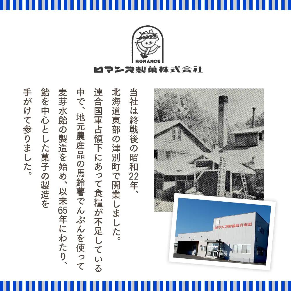 ロマンス製菓 塩べっこう飴 10袋 | キャンディ ベッコウ飴 北海道産 てんさい糖 甜菜糖 塩飴 シチリア産 岩塩  北海道 津別町 送料無料