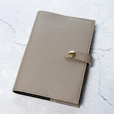 ふるさと納税 大川市 maf pinto  ADRIALINE 手帳&amp;ブックカバーA6 イタリアレザー トープ
