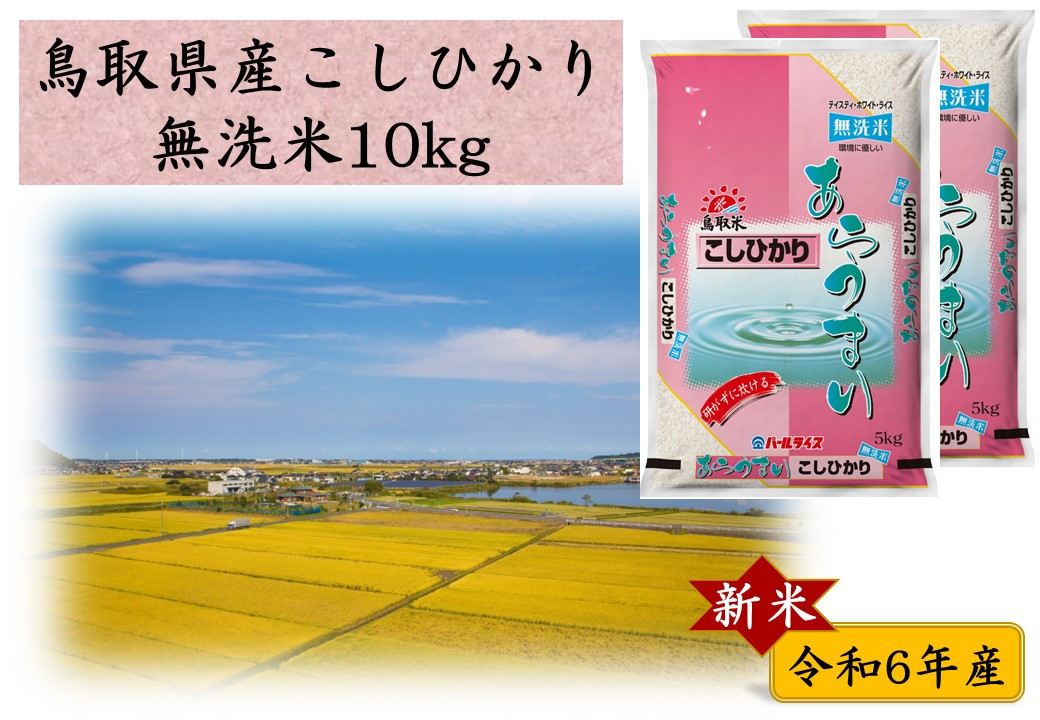 
271J.鳥取県産こしひかり◇無洗米10kg◇令和6年産
