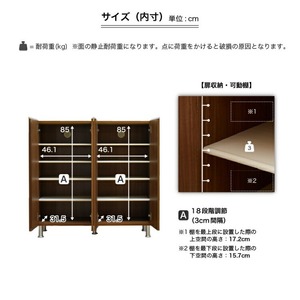 シューズボックス 【リアル 100 LO】 ヒッコリーホワイト_シューズボックス リアル 100 LO 大川家具 ヒッコリーホワイト 靴箱 靴 収納 可動棚 お洒落 国内製造 お取り寄せ 福岡県 久留