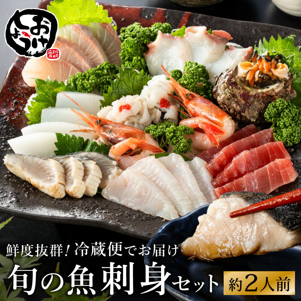 【ふるさと納税】新鮮なお魚を捌いた日に冷蔵で発送！お刺身セット 約2人前 / 刺身 盛り合わせ 新鮮 冷蔵 お刺身 セット 寿司ネタ お寿司 お魚 刺身盛り合わせ【城崎温泉 おけしょう鮮魚】【お電話で希望の配送日時を確認しますので受取安心】