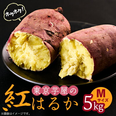 【ふるさと納税】東京都産サツマイモ5kg(紅はるか)Mサイズ【1601473】
