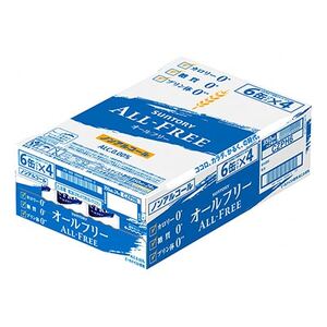 【毎月定期便】サントリー「オールフリー」350ml×24本全6回【配送不可地域：離島・沖縄県】【4001760】