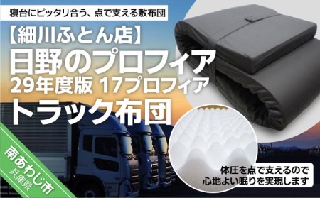 日野のプロフィア29年度版 １７プロフィアトラック布団