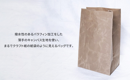 ショッピングバッグ　仕分け袋 袋 バッグ おしゃれ 撥水 パラフィン加工 コットンキャンバス 逗子市　神奈川