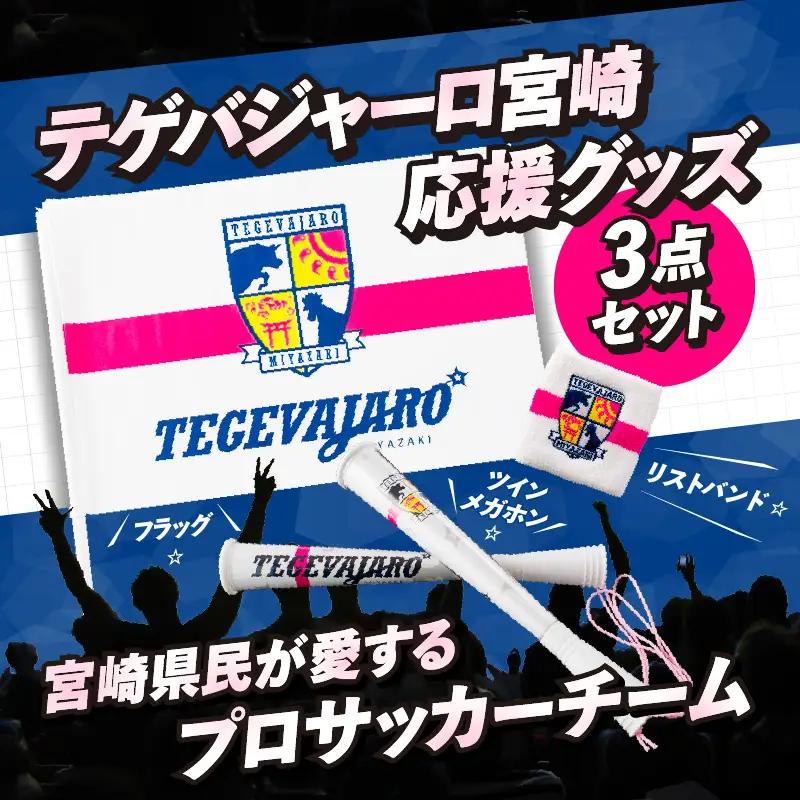 テゲバジャーロ宮崎　応援グッズ3点セット テゲバ 応援 グッズ