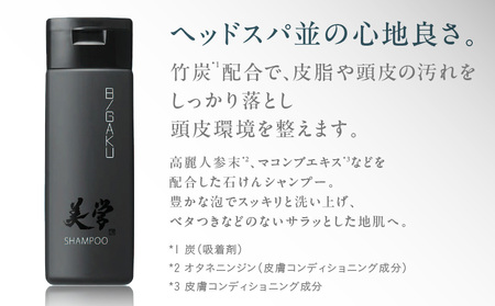 HABA メンズコスメ ブラックフォース シャンプー T003-004 ヘアケア 美容 頭皮 汚れ 頭皮環境 高麗人参 竹炭 マコンブエキス 石鹸シャンプー 泡 スッキリ べたつき うるおい スクワラ