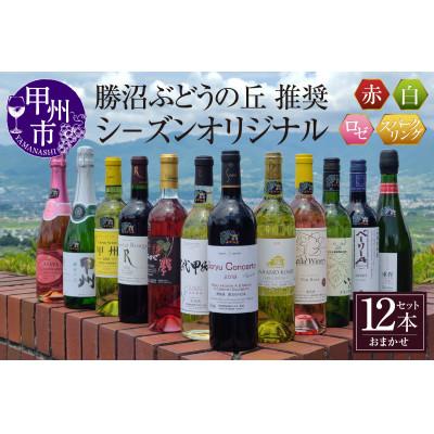 ふるさと納税 甲州市 勝沼ぶどうの丘推奨ワイン シーズンオリジナル12本セット G-602