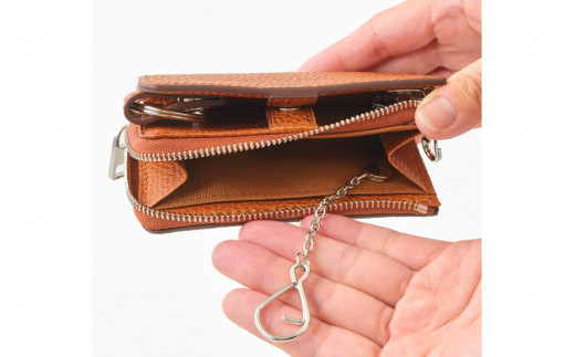 SOMES GL-03 キー＆コインケース ブラウン [ソメスサドル 北海道 砂川市 12260313] ギャロップ 本革 牛革 メンズ ソメス 革 レザー 革製品 財布 さいふ サイフ キーケース 