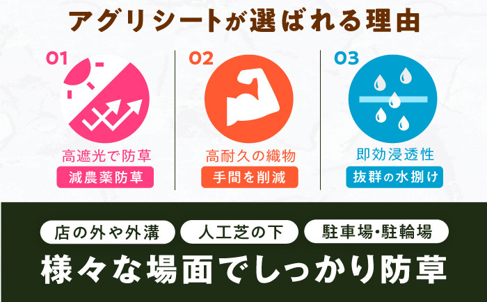 防草シート アグリシート 農業 家庭菜園