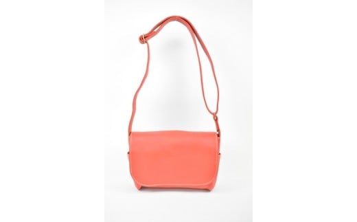 【minca】栃木レザーのショルダーバッグ01S 斜めがけ ミニサイズ ソフトな手触り/Shoulder bag 01/S/レッド　545【かばん ファッション 人気 おすすめ 】