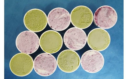 川高ジェラート６個詰め合わせ　マルベリー　マーブル・リーフ　各３個入り