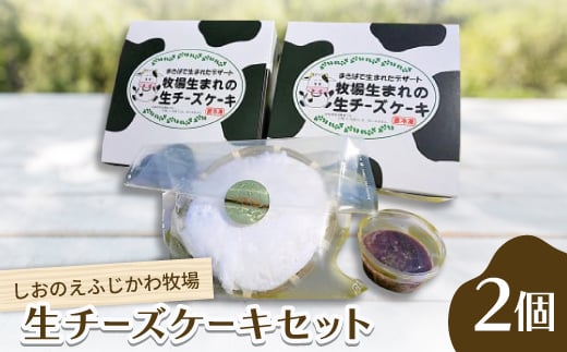 
            『しおのえふじかわ牧場』生チーズケーキセット【1609903】
          