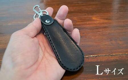 本革製携帯靴べら(Ｌ)＜グリーン＞ 牛革 本革 小型 靴べら キーホルダー 国産牛革 革製品 贈り物 ギフト 国産 グリーン  F6L-1285
