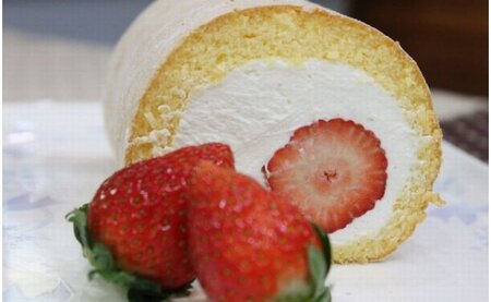 苺丸ごとロールケーキ【2025年12月以降発送】【A159-frks072】