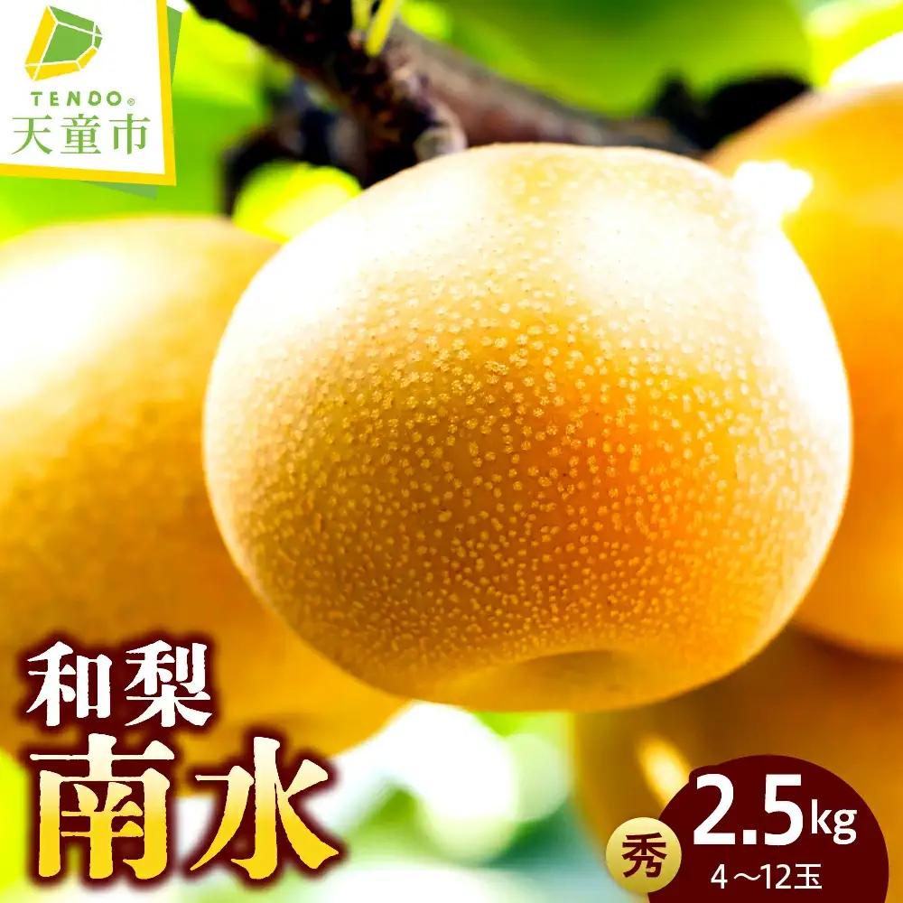 和梨 ( 南水 ) 約 2.5kg フルーツ 果物 山形 梨