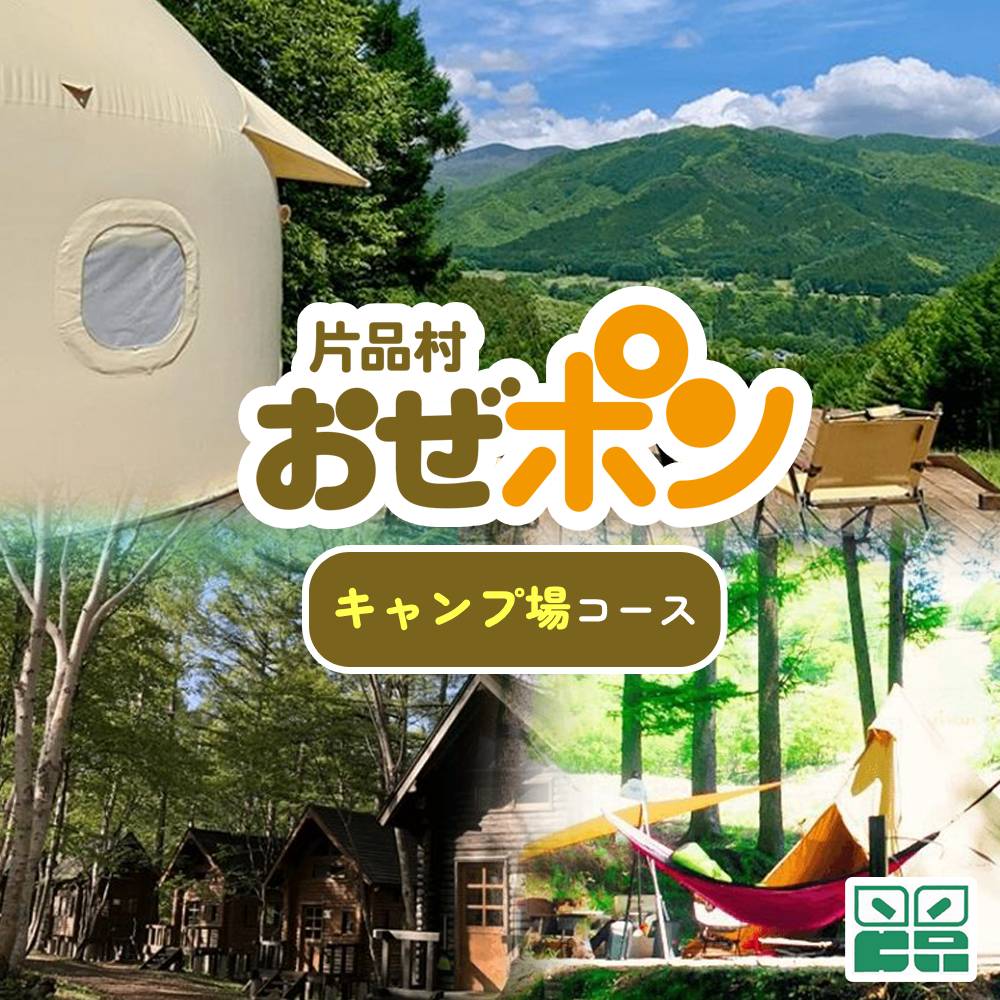 【ふるさと納税】「おぜポン」 キャンプ場コース 群馬県 片品村 尾瀬 電子チケット キャンプ 旅行 観光 食事