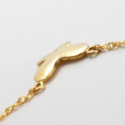 ふるさと納税 山梨県 【山梨県】【ジュエリー】K24 butterfly/バタフライ ネックレス　1本 |  | 02