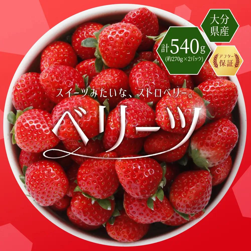 大分県産 ベリーツ　約270g×2パック J1