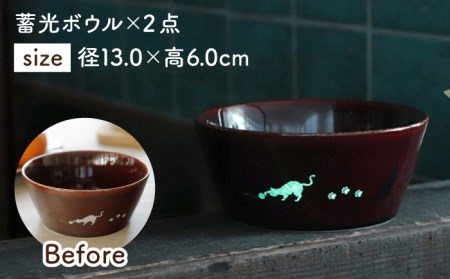 【美濃焼】温度で変化する器 猫 食器 8点セット『アメ釉』【丸モ高木陶器】 [TBA098]