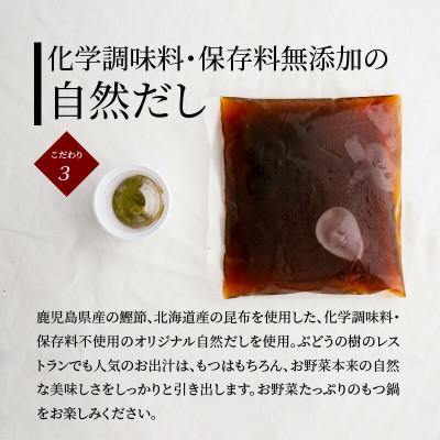 ふるさと納税 上毛町 ぶどうの樹のもつ鍋炊き餃子【3〜4人前】九州産和牛マル腸 |  | 03