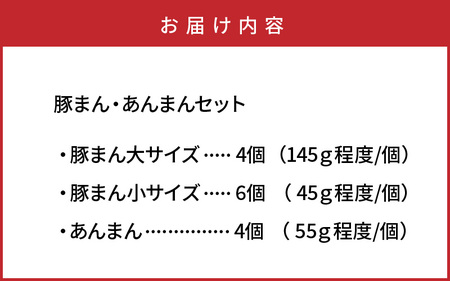 1490R_豚まん職人手作りの「豚まん・あんまんセット」 