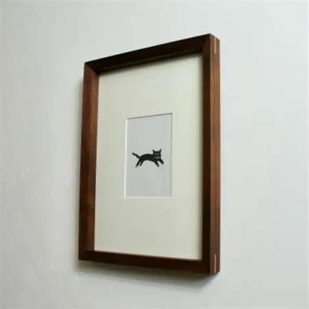 Wood Frame ウォールナット　A4サイズ 計1セット【1680624】