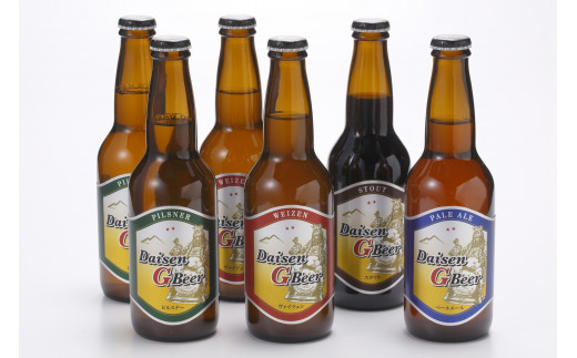 「大山Ｇビール　飲み比べ６本セット」　ＧＢ−６