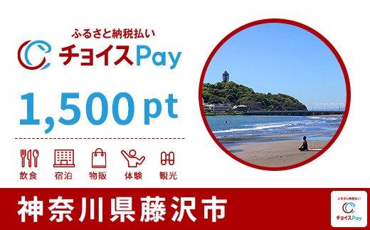 
            藤沢市チョイスPay 1,500pt（1pt＝1円）【会員限定のお礼の品】
          