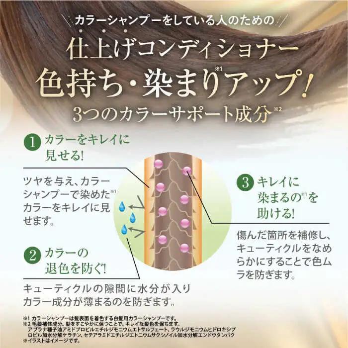 【4本入】利尻カラーケアコンディショナー 大容量サイズ ［無添加］ 糸島市 / 株式会社ピュール ヘアケア コンディショナー [AZA070]