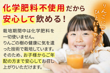 《定期便3ヶ月》無添加りんごジュース（サンふじ）20パック
