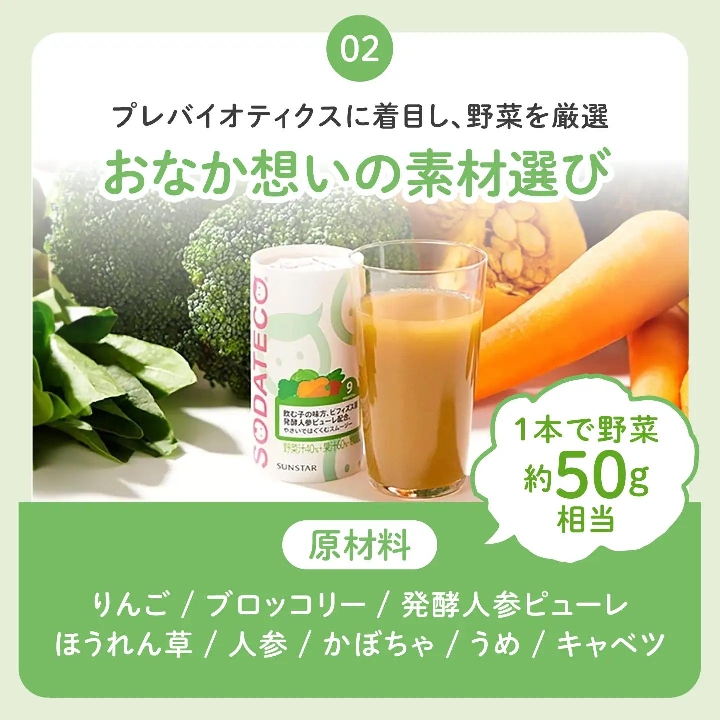 サンスター ソダテコ やさいではぐくむスムージー 1本125g×30本入 大阪府高槻市 AOAD058