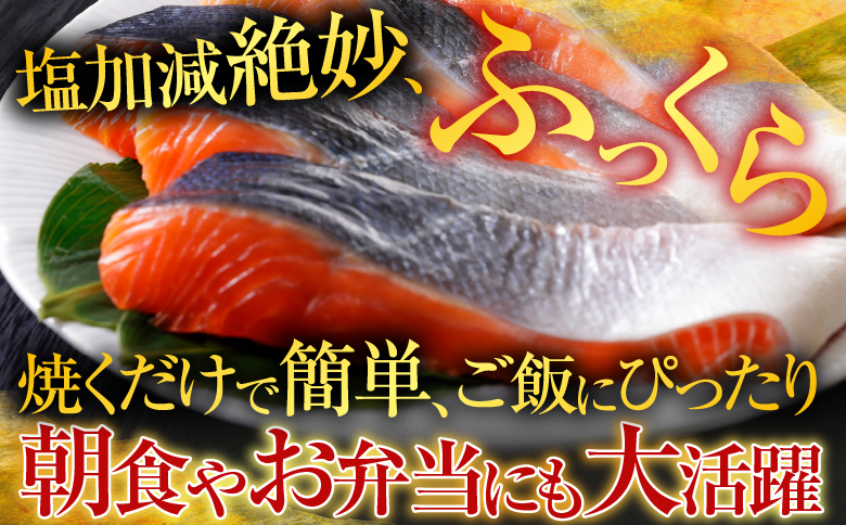 ＜12月14日決済分まで年内配送＞お刺身トラウトサーモン2～5本(計1kg)＆塩銀鮭切り身1切(約70g)×25P C-09045