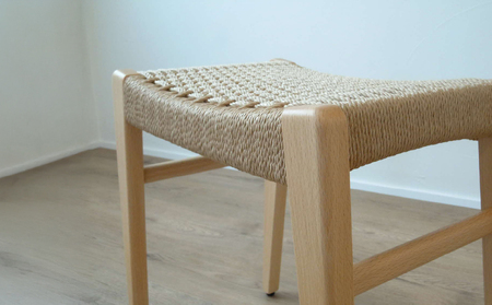 Sii stool　-ペーパーコードのスツール-【ナチュラル】