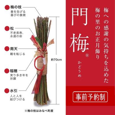 ふるさと納税 那智勝浦町 【先行受付/年内配送】梅の里からの正月飾り「門梅」【R】 |  | 03