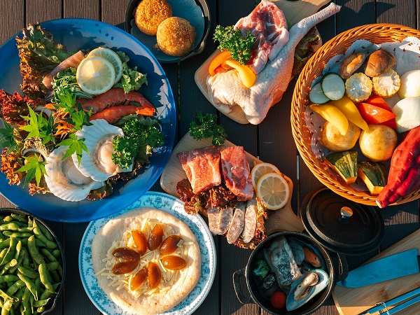 にかほ温泉 旅館いちゑ 「 グランピング 宿泊 補助券　3,000円分」　温泉旅館 温泉宿 温泉旅館 ホテル 温泉ホテル 秋田 にかほ市