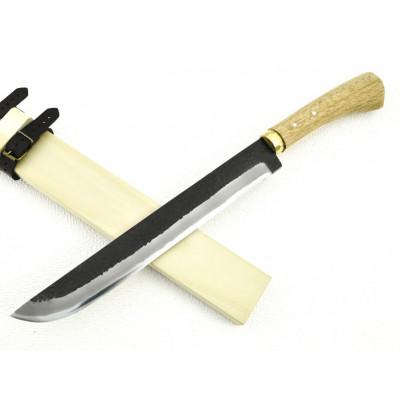 ふるさと納税 南国市 【晶之作】土佐鍛 狩猟刀『猪鹿刀』270 土佐オリジナル白鋼 【真鍮丸輪】 |  | 01