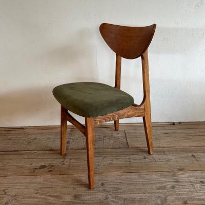 ふるさと納税 富田林市 Karl Dining Chair PFスウェード カーキ ダークブラウンフレーム【SWOF】 |  | 03