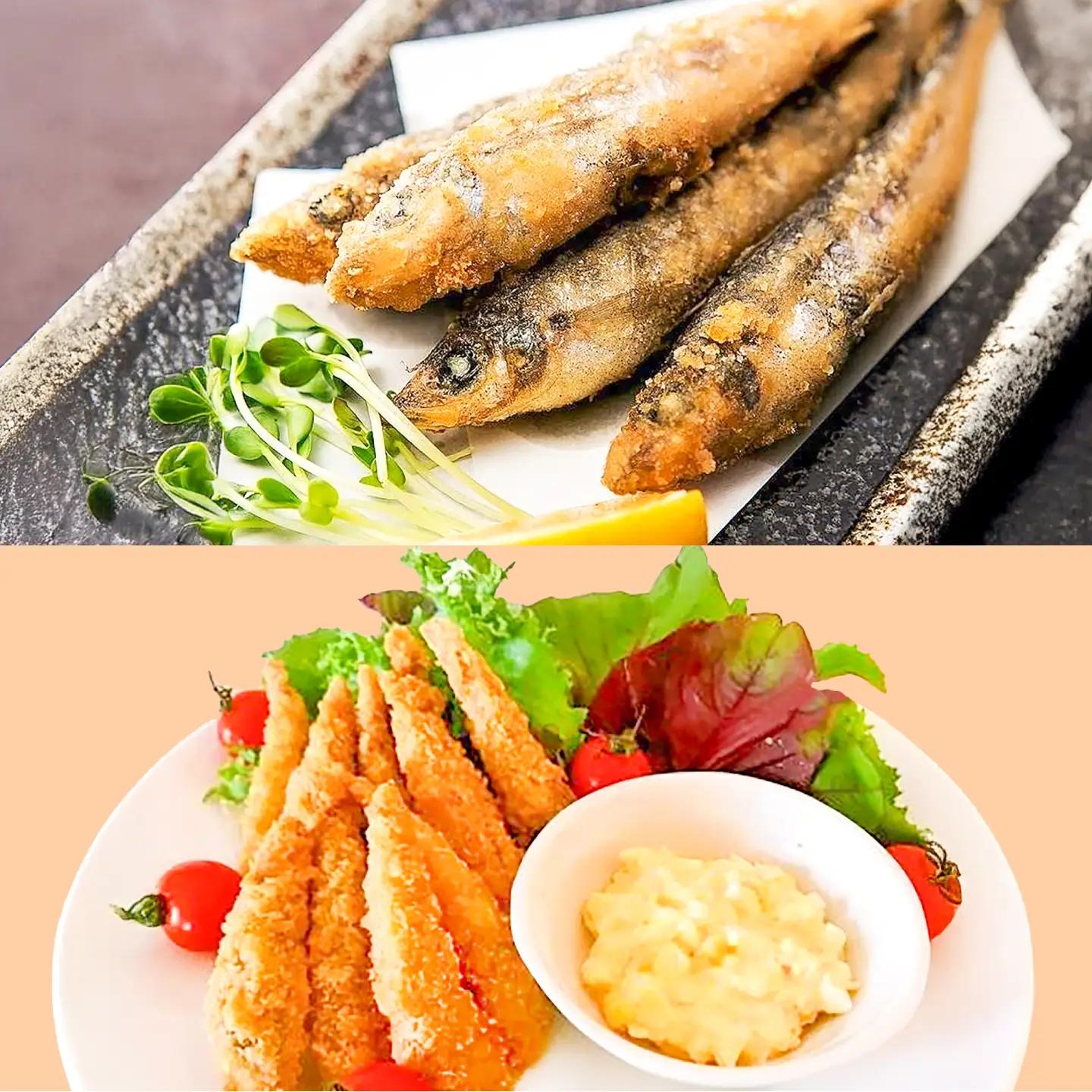 下処理要らず！高知県産メヒカリ 唐揚げとフライ（カレー風味）合計約2kg / メヒカリ 魚 魚介 唐揚げ フライ 揚げ物 惣菜 高知 【アジアマリン有限会社】[ATCM009]