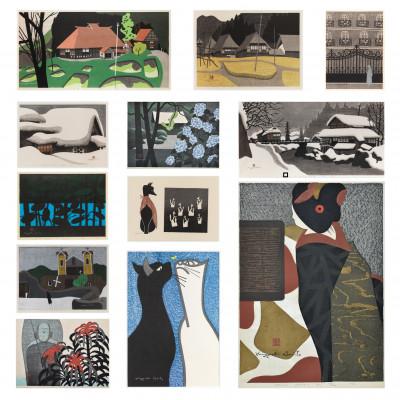 ふるさと納税 柳津町 【数量限定】斎藤清とともにめぐる1年。2026年カレンダー【壁掛け12枚つづり】 |  | 03