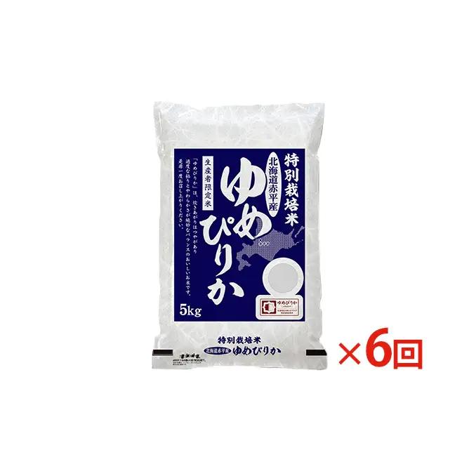 ゆめぴりか 米 精米 特別栽培米 5kg 6回 定期便 令和7年産米 ゆめぴりか