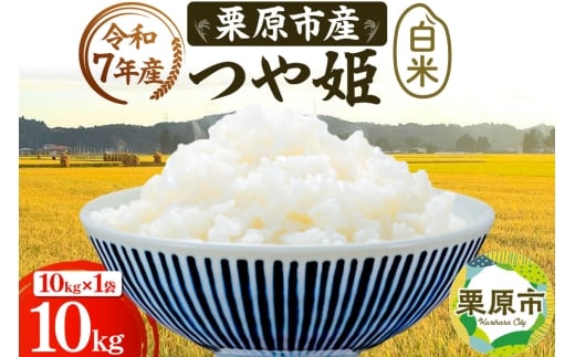 《令和7年産》【白米】栗原市産 つや姫 10kg （10kg×1袋） 精米 ブランド米 黒澤農産 宮城県 栗原市