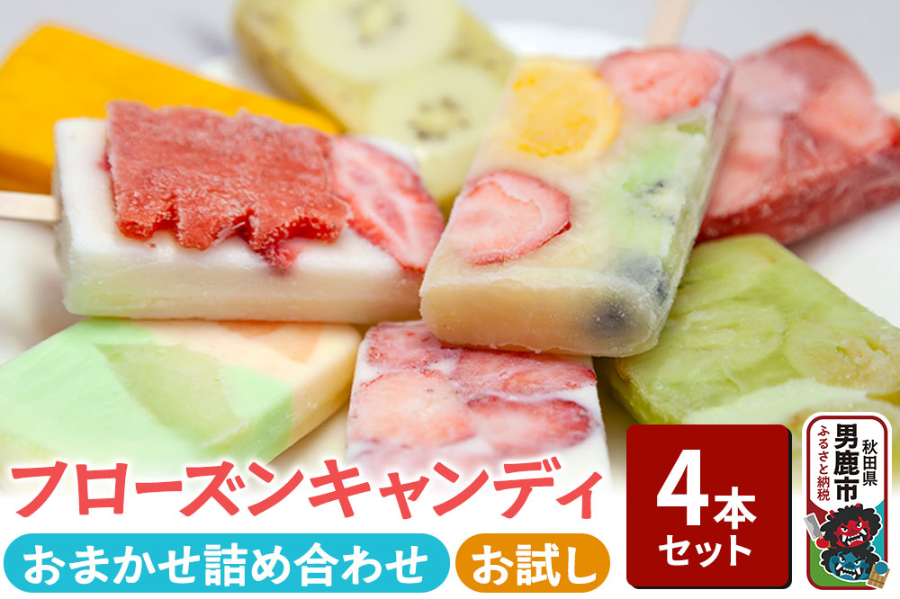 フローズンキャンディ おまかせ 4本 お試しセット ゴンタロー 秋田県 男鹿市 ゴンタロー|23_gnt-020401