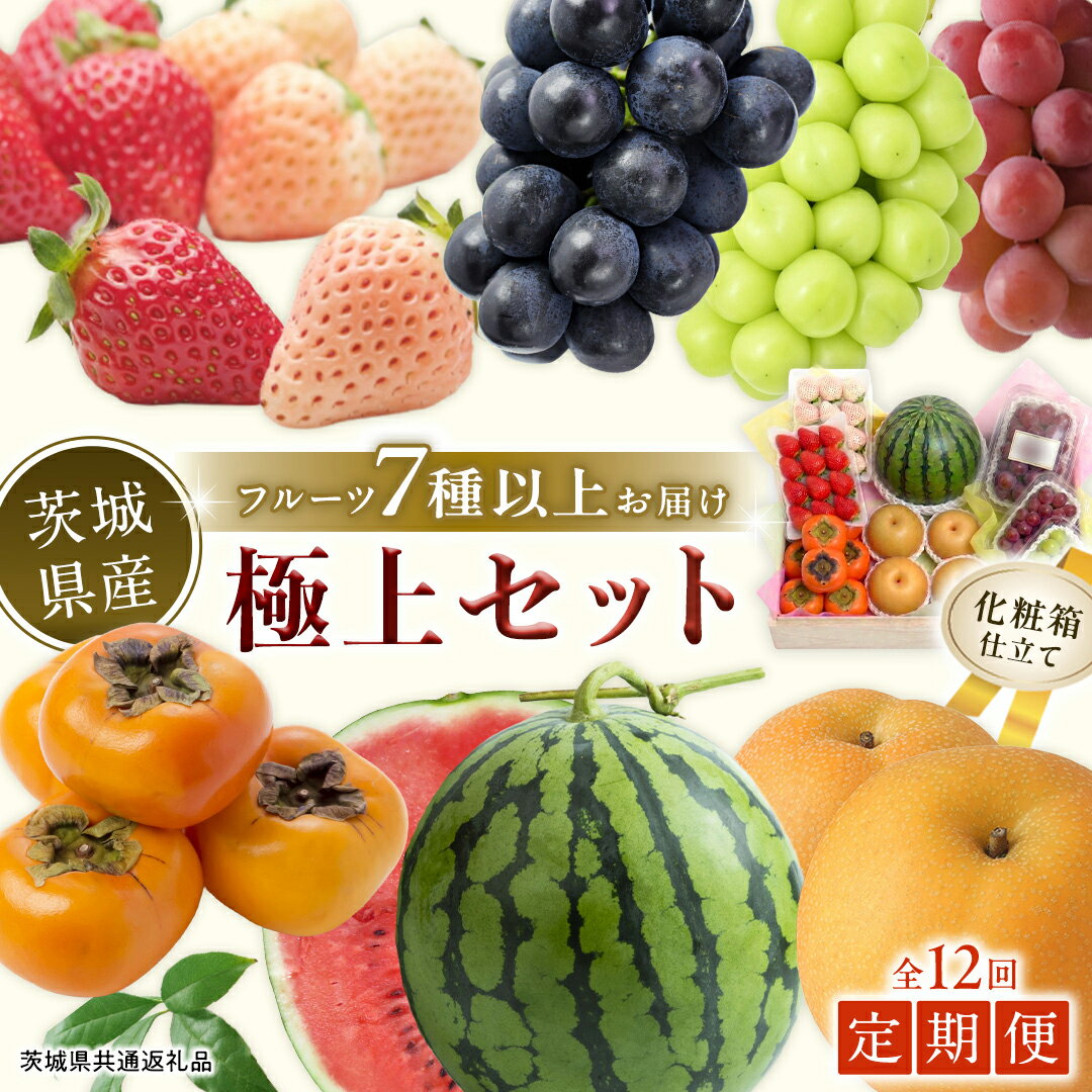 【ふるさと納税】【定期便】贅沢の極み フルーツセット 【 毎月1回 1年コース ( 計12回 ) 】田舎の頑固おやじが厳選！ 人気 厳選 定期便 定期 果物 くだもの 旬のフルーツ 上級品 極上 贅沢 極み フルーツ ギフト