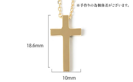 ロッソエブルー ネックレス 50cm k18 18金 ゴールド L クロス 十字架 メンズ 岐阜市 / アフェクト[ANGT008]