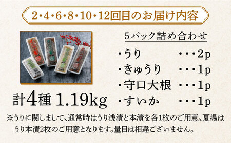 【交互にお届け！全12回定期便】奈良漬クリームチーズ 4種 × 奈良漬「琥珀神(こはくかんさ)」4種 1.19kg奈良漬け チーズ [ABAE018]