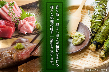 那賀わさび (真妻) 約200g 2～4本【徳島県 那賀町 生産者直送 産地直送 本わさび わさび ワサビ 生わさび 山葵 野菜 香味野菜 国産 真妻 薬味 調味料 万能 新鮮】FN-07