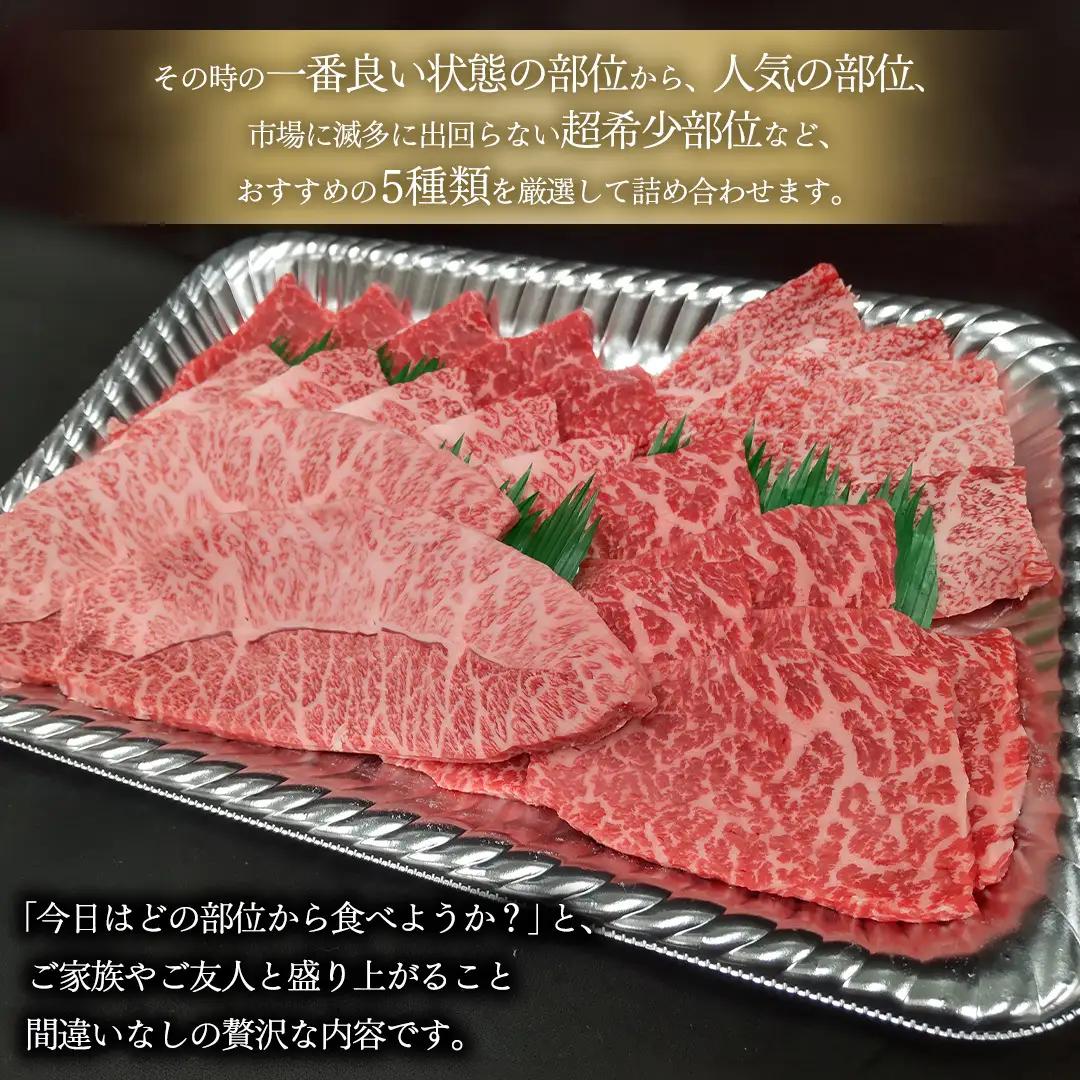 【常陸牛】極上 焼肉 5種 食べ比べ セット 800g ( 400g × 2パック ) 茨城県共通返礼品 希少部位 霜降り 赤身 黒毛和牛 焼肉 食べ比べ 藤井商店 [CD108sa]