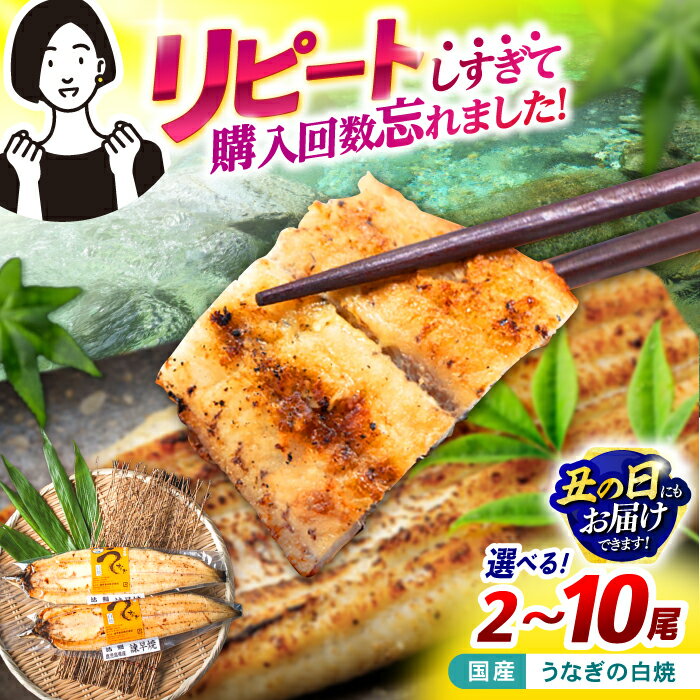 【ふるさと納税】【最速発送】＜諫早淡水＞うなぎ白焼き2~10尾 / うなぎ ウナギ 鰻 unagi 白焼き 白焼 国産 冷凍 小分け / 諫早市 / 活うなぎ問屋 諫早淡水 [AHAT011] 最短 最速 スピード 発送 丑の日 土用丑の日